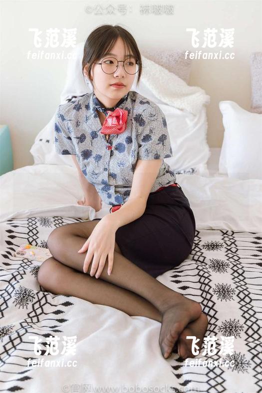 BoBoSocks袜啵啵 - 私拍作品观感：稚予用珠光肉丝讲了个啥？