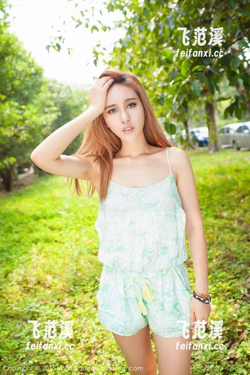 爱蜜社 - 在天台上嗨，王沫儿SaSa的写真给图库加点料